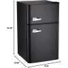 imageAntarctic Star Compact Refrigerator Portable Mini Fridge Skin Care 4L Capacity6 Cans for Bedroom Car Office amp Dorm Small Cooler for Cosmetics Magnetic Brushed Stainless Steel Door WhiteBlack