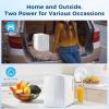 imageAntarctic Star Compact Refrigerator Portable Mini Fridge Skin Care 4L Capacity6 Cans for Bedroom Car Office amp Dorm Small Cooler for Cosmetics Magnetic Brushed Stainless Steel Door WhiteWhite