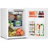 imageAntarctic Star Compact Refrigerator with Freezer 26 CuFt Mini Fridge with Adjustable ThermostatSingle DoorRemovable Glass Shelves for DormKitchenOfficeWHITE