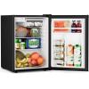 imageAntarctic Star Compact Refrigerator with Freezer 26 CuFt Mini Fridge with Adjustable ThermostatSingle DoorRemovable Glass Shelves for DormKitchenOfficeBLACK