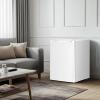 imageAntarctic Star Compact Refrigerator with Freezer 26 CuFt Mini Fridge with Adjustable ThermostatSingle DoorRemovable Glass Shelves for DormKitchenOfficeWHITE