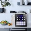 imageAntarctic Star Mini Fridge Cooler  60 Can Beverage Refrigerator Glass Door for Beer Soda Wine  Glass Door Small Drink Dispenser Clear Front Removable for Home Office Bar 16cuft