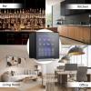 imageAntarctic Star Mini Fridge Cooler  70 Can Beverage Refrigerator Glass Door for Beer Soda or Wine Small Drink Dispenser Machine Removable for Home Office or Bar Chiller 16cuftBlack