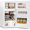 imageAntarctic Star Mini Fridge with Freezer Double Door Compact Refrigerator Adjustable Thermostat Small Fridge for Bedroom Office Dorm Apartment245 CuFtBlackWhite
