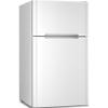 imageAntarctic Star Mini Fridge with Freezer Double Door Compact Refrigerator Adjustable Thermostat Small Fridge for Bedroom Office Dorm Apartment245 CuFtBlackWhite