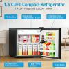 imageAntarctic Star Mini Fridge with Freezer Rated 16 cuft Small Upright Refrigerator with Removable Shelves 7 Adjustable Thermostat Low Noise for BedroomApartmentOfficePurple