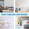 imageAntarctic Star Mini Fridge with Freezer Rated 16 cuft Small Upright Refrigerator with Removable Shelves 7 Adjustable Thermostat Low Noise for BedroomApartmentOfficeWhiteWhite
