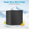 imageAntarctic Star Mini Fridge with Freezer Rated 16 cuft Small Upright Refrigerator with Removable Shelves 7 Adjustable Thermostat Low Noise for BedroomApartmentOfficePurple