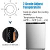 imageAntarctic Star Upright Freezer 21 Cuft Compact Mini Freezer with Reversible Single Door Temperature Control Removable Shelves Small freezer Stainless Steel for Dorms Home Office WhiteSilver
