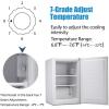 imageAntarctic Star Upright Freezer 21 Cuft Compact Mini Freezer with Reversible Single Door Temperature Control Removable Shelves Small freezer Stainless Steel for Dorms Home Office WhiteWhite
