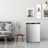 imageAntarctic Star Upright Freezer 21 Cuft Compact Mini Freezer with Reversible Single Door Temperature Control Removable Shelves Small freezer Stainless Steel for Dorms Home Office WhiteSilver