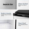 imageAntarctic Star Upright Freezer 21 Cuft Compact Mini Freezer with Reversible Single Door Temperature Control Removable Shelves Small freezer Stainless Steel for Dorms Home Office WhiteSilver