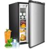 imageAntarctic Star 32 CuFt Mini Fridge with Freezer Small Refrigerators with Adjustable Thermostat Low Noise Energy Saving Compact Refrigerators for College Dorm Office Apartment Stainless SteelSTAINLESS STEEL