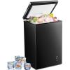 imageAntarctic Star 70 Cu ft Chest Freezer 68to 4 Free Standing Top open Door Compact Freezer with Adjustable Temperature Defrost Water DrainPower Saving WhiteBlack