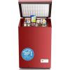 imageAntarctic Star Chest Freezer 100 Cubic Feet Compact Freezer with 3 Removable Baskets Free Standing Top Open Door Deep Freezer 7Level Adjustable Temperature WhiteRed