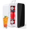 imageAntarctic Star Compact Mini Fridge Portable Small Refrigerator with ACDC Power 10 Liter 26 Gal Small Cosmetics Cooler for Beverage Food Skincare Bedroom Office and Car White