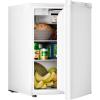 imageAntarctic Star Compact Refrigerator with Freezer 26 CuFt Mini Fridge with Adjustable ThermostatSingle DoorRemovable Glass Shelves for DormKitchenOfficeWHITE