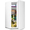 imageAntarctic Star Compact Refrigerator with Freezer 32 CuFt Mini Fridge with Adjustable ThermostatSingle DoorRemovable Glass Shelves for DormKitchenOfficeWHITE