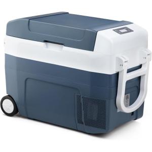 imageMini Fridge Car Accessories Cooler 55L Portable Car Fridge 12V Refrigerator with Large Capacity Cooling ZoneCooling Temp 1810  Heating Temp 3050 Mini Cooler with Freezer for Car RV Office45L