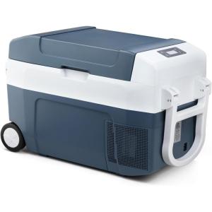 imageMini Fridge Car Accessories Cooler 55L Portable Car Fridge 12V Refrigerator with Large Capacity Cooling ZoneCooling Temp 1810  Heating Temp 3050 Mini Cooler with Freezer for Car RV Office35L