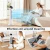 imageAntarctic Star T36 Tower Fan36 Inch Bladeless Oscillating Fan with Remote 6 Speeds amp 4 Modes LED Display 9H Timer Quiet Floor Standing Fan for Bedroom Living Room Office WhiteWHITE