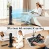 imageAntarctic Star T36 Tower Fan36 Inch Bladeless Oscillating Fan with Remote 6 Speeds amp 4 Modes LED Display 9H Timer Quiet Floor Standing Fan for Bedroom Living Room Office WhiteBLACK