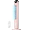 imageAntarctic Star T36 Tower Fan36 Inch Bladeless Oscillating Fan with Remote 6 Speeds amp 4 Modes LED Display 9H Timer Quiet Floor Standing Fan for Bedroom Living Room Office WhitePINK