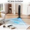 imageAntarctic Star T36 Tower Fan36 Inch Bladeless Oscillating Fan with Remote 6 Speeds amp 4 Modes LED Display 9H Timer Quiet Floor Standing Fan for Bedroom Living Room Office WhiteBLACK