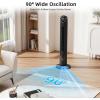 imageAntarctic Star T36 Tower Fan36 Inch Bladeless Oscillating Fan with Remote 6 Speeds amp 4 Modes LED Display 9H Timer Quiet Floor Standing Fan for Bedroom Living Room Office WhiteBLACK