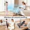 imageAntarctic Star T36 Tower Fan36 Inch Bladeless Oscillating Fan with Remote 6 Speeds amp 4 Modes LED Display 9H Timer Quiet Floor Standing Fan for Bedroom Living Room Office WhitePINK
