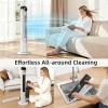 imageAntarctic Star T36 Tower Fan36 Inch Bladeless Oscillating Fan with Remote 6 Speeds amp 4 Modes LED Display 9H Timer Quiet Floor Standing Fan for Bedroom Living Room Office WhiteWHITE