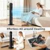 imageAntarctic Star T36 Tower Fan36 Inch Bladeless Oscillating Fan with Remote 6 Speeds amp 4 Modes LED Display 9H Timer Quiet Floor Standing Fan for Bedroom Living Room Office WhiteBLACK