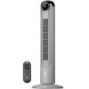 imageAntarctic Star T36 Tower Fan36 Inch Bladeless Oscillating Fan with Remote 6 Speeds amp 4 Modes LED Display 9H Timer Quiet Floor Standing Fan for Bedroom Living Room Office WhiteGREY