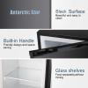 imageAntarctic Star Upright Freezer 11 Cuft Compact Mini Freezer with Reversible Single Door Temperature Control Removable Shelves Small freezer Stainless Steel for Dorms Home Office BlackBlack