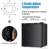 imageAntarctic Star Upright Freezer 11 Cuft Compact Mini Freezer with Reversible Single Door Temperature Control Removable Shelves Small freezer Stainless Steel for Dorms Home Office BlackBlack