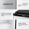 imageAntarctic Star Upright Freezer 11 Cuft Compact Mini Freezer with Reversible Single Door Temperature Control Removable Shelves Small freezer Stainless Steel for Dorms Home Office BlackSilver