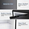 imageAntarctic Star Upright Freezer 11 Cuft Compact Mini Freezer with Reversible Single Door Temperature Control Removable Shelves Small freezer Stainless Steel for Dorms Home Office BlackBlack