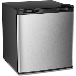 imageAntarctic Star Upright Freezer 11 Cuft Compact Mini Freezer with Reversible Single Door Temperature Control Removable Shelves Small freezer Stainless Steel for Dorms Home Office BlackSilver