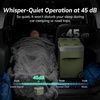 image:imageAntarctic Star 12 Volt Refrigerator43QT40L Electric Cooler Portable Refrigerator Freezer 46812V 24V DC 100 240V AC Car Fridge with Wheelsamp2 Baskets for CampingTravelRVCarGREEN