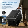 image:imageAntarctic Star 12 Volt Refrigerator68QT64L Electric Cooler Portable Refrigerator Freezer 46812V 24V DC 100 240V AC Car Fridge with Wheelsamp2 Baskets for CampingTravelRVCarBLACKBlack