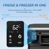 image:imageAntarctic Star 12 Volt Refrigerator68QT64L Electric Cooler Portable Refrigerator Freezer 46812V 24V DC 100 240V AC Car Fridge with Wheelsamp2 Baskets for CampingTravelRVCarBLACKBlack