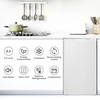 image:imageAntarctic Star 16 Cu Ft Mini Fridge with FreezerSmall Compact Refrigerator with Single Reversible Door Removable Shelves 7 Adjustable Thermostat for DormBedroomOfficeBlackWHITE