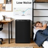 image:imageAntarctic Star 16 Cu Ft Mini Fridge with FreezerSmall Compact Refrigerator with Single Reversible Door Removable Shelves 7 Adjustable Thermostat for DormBedroomOfficeBlackBLACK