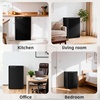 image:imageAntarctic Star 16 Cu Ft Mini Fridge with FreezerSmall Compact Refrigerator with Single Reversible Door Removable Shelves 7 Adjustable Thermostat for DormBedroomOfficeBlackBLACK