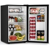 image:imageAntarctic Star 16 Cu Ft Mini Fridge with FreezerSmall Compact Refrigerator with Single Reversible Door Removable Shelves 7 Adjustable Thermostat for DormBedroomOfficeBlackBLACK