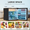image:imageAntarctic Star 16 Cu Ft Mini Fridge with FreezerSmall Compact Refrigerator with Single Reversible Door Removable Shelves 7 Adjustable Thermostat for DormBedroomOfficeBlackBLACK