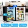 image:imageAntarctic Star 16 Cu Ft Mini Fridge with FreezerSmall Compact Refrigerator with Single Reversible Door Removable Shelves 7 Adjustable Thermostat for DormBedroomOfficeBlackBLACK