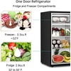 image:imageAntarctic Star 16 Cu Ft Mini Fridge with FreezerSmall Compact Refrigerator with Single Reversible Door Removable Shelves 7 Adjustable Thermostat for DormBedroomOfficeBlackBLACK