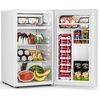 image:imageAntarctic Star 16 Cu Ft Mini Fridge with FreezerSmall Compact Refrigerator with Single Reversible Door Removable Shelves 7 Adjustable Thermostat for DormBedroomOfficeBlackWHITE