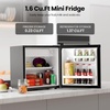 image:imageAntarctic Star 16 CuFt Compact Refrigerator with Freezer Mini fridge Removable Shelves 7 Adjustable Thermostat for Bedroom Apartment amp Office Black